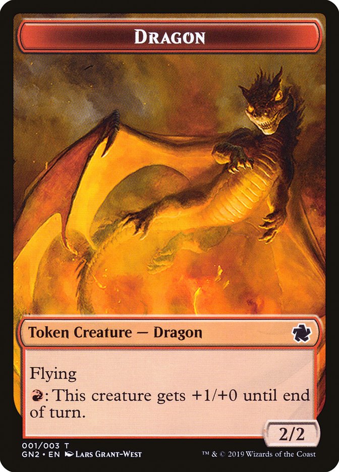 Dragon Token (001/003) [Game Night 2019 Tokens] | Card Merchant Takapuna