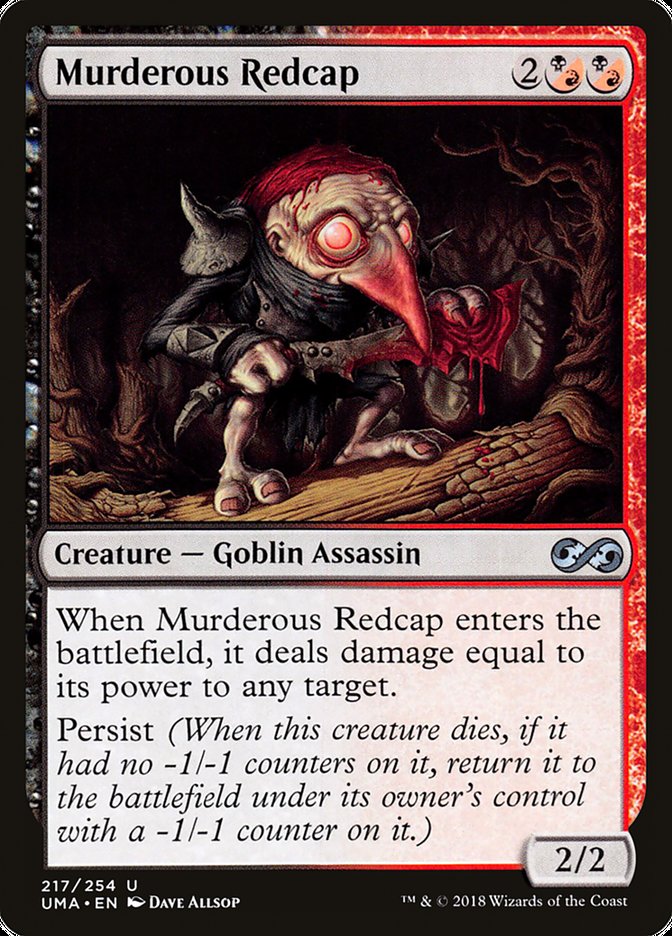 Murderous Redcap [Ultimate Masters] | Card Merchant Takapuna