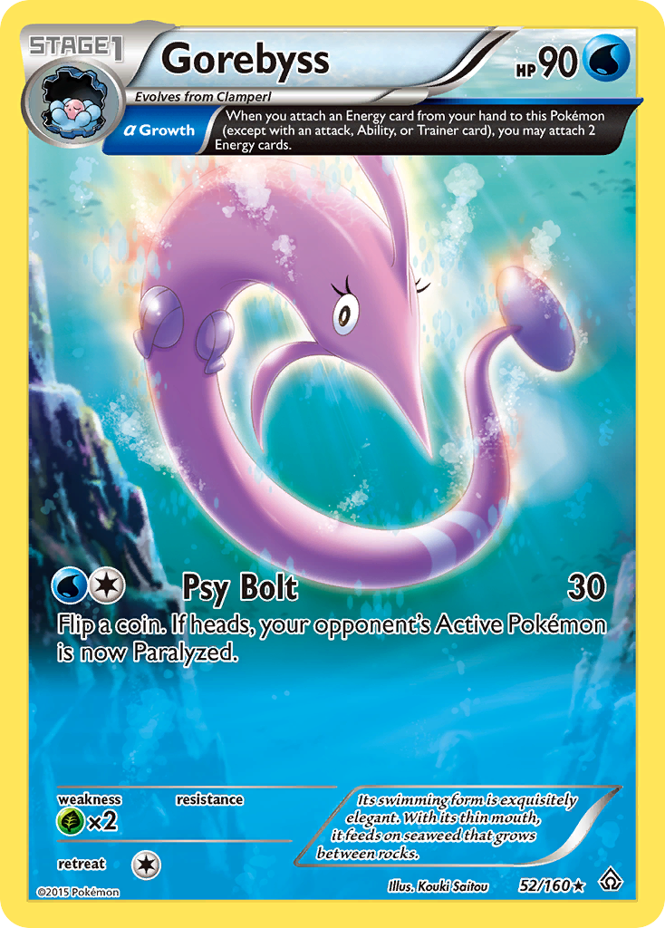 Gorebyss (52/160) [XY: Primal Clash] | Card Merchant Takapuna