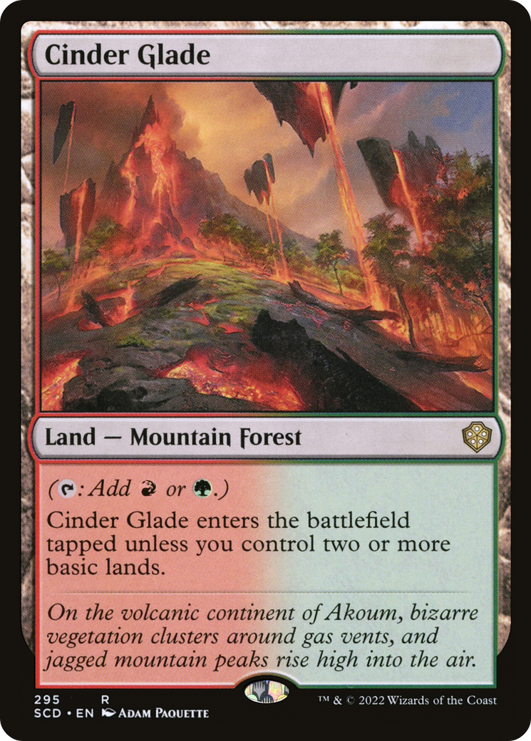 Cinder Glade [Starter Commander Decks] | Card Merchant Takapuna