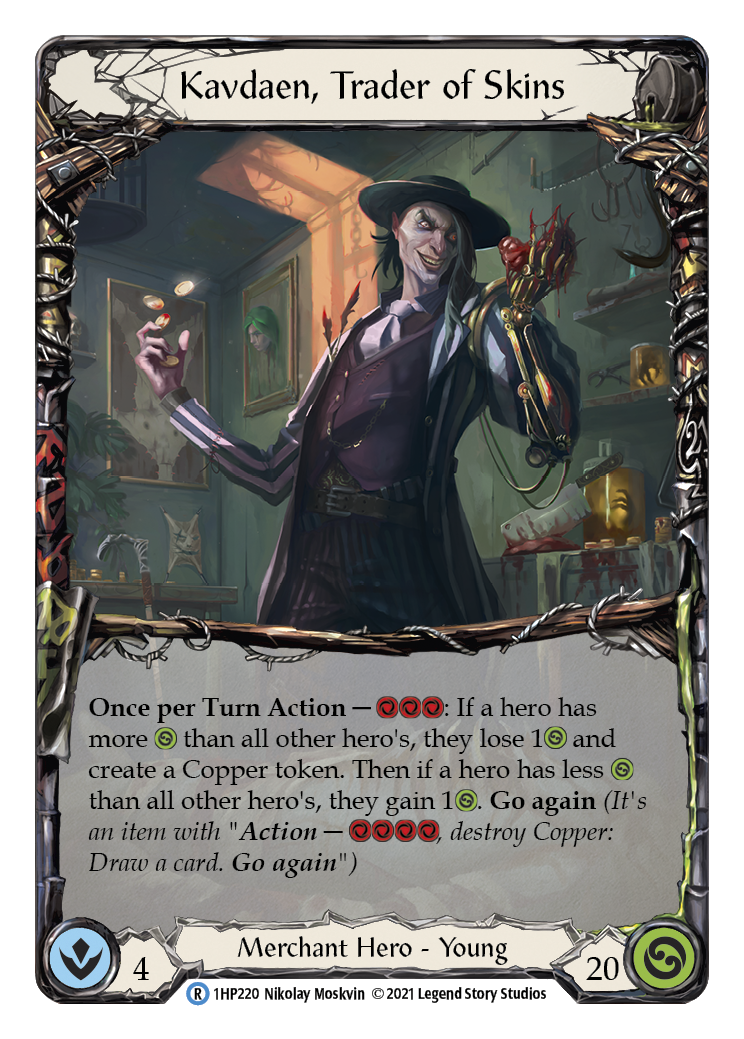 Kavdaen, Trader of Skins [1HP220] (History Pack 1) | Card Merchant Takapuna