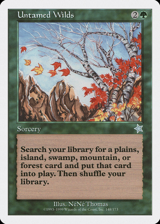 Untamed Wilds [Starter 1999] | Card Merchant Takapuna