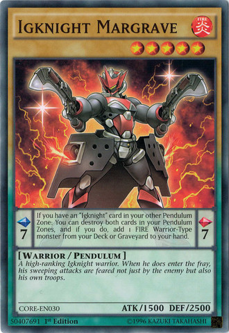 Igknight Margrave [CORE-EN030] Common | Card Merchant Takapuna