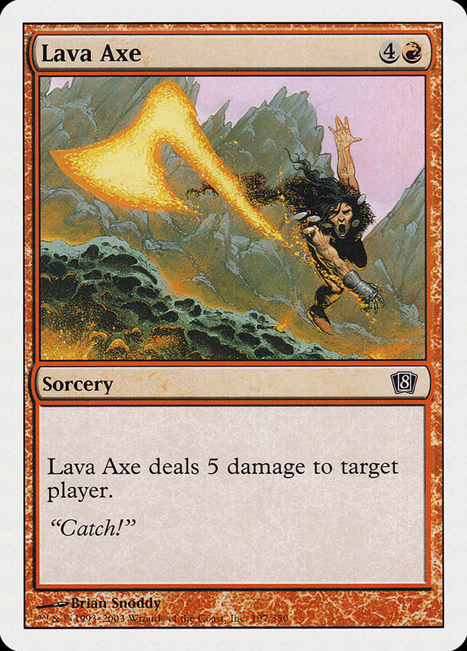 Lava Axe [Eighth Edition] | Card Merchant Takapuna