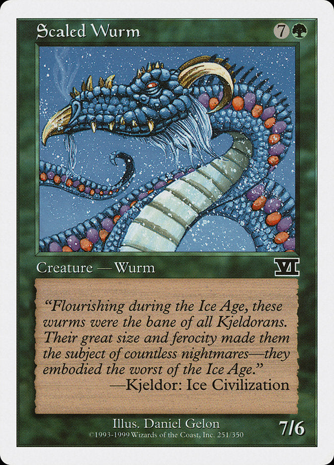 Scaled Wurm [Classic Sixth Edition] | Card Merchant Takapuna