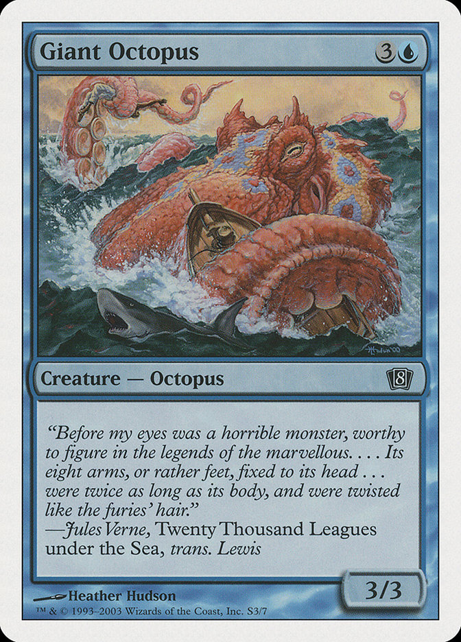 Giant Octopus [Eighth Edition] | Card Merchant Takapuna