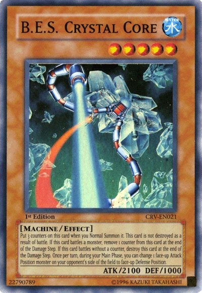 B.E.S. Crystal Core [CRV-EN021] Super Rare | Card Merchant Takapuna