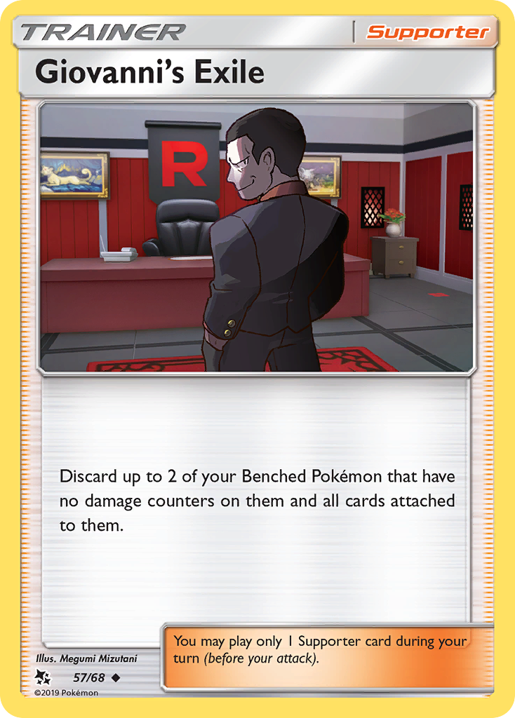 Giovanni's Exile (57/68) [Sun & Moon: Hidden Fates] | Card Merchant Takapuna