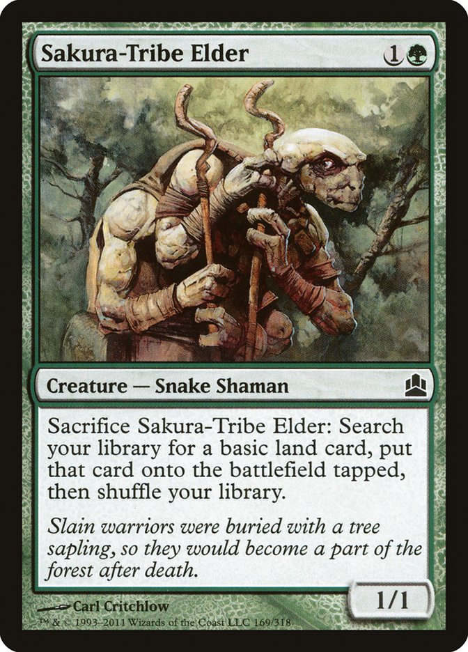 Sakura-Tribe Elder [Commander 2011] | Card Merchant Takapuna