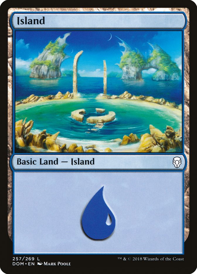 Island (257) [Dominaria] | Card Merchant Takapuna