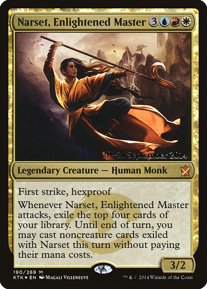 Narset, Enlightened Master [Khans of Tarkir Prerelease Promos] | Card Merchant Takapuna