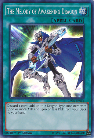 The Melody of Awakening Dragon [CROS-EN091] Super Rare | Card Merchant Takapuna