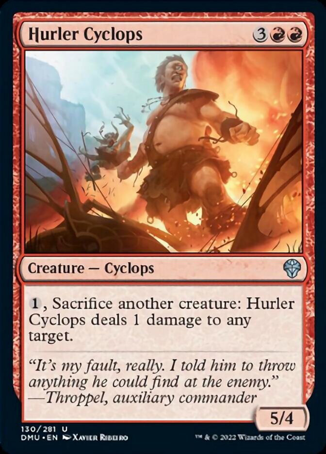 Hurler Cyclops [Dominaria United] | Card Merchant Takapuna