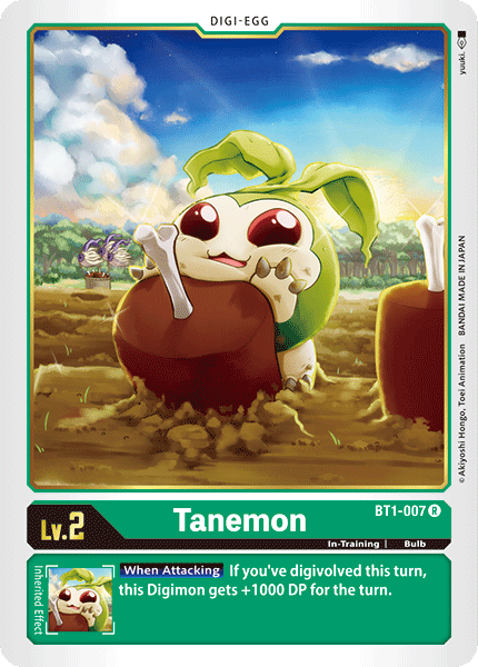 Tanemon [BT1-007] [Release Special Booster Ver.1.0] | Card Merchant Takapuna