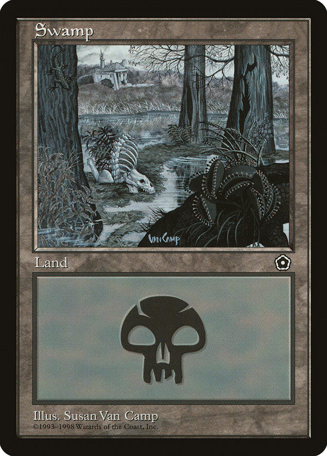 Swamp (Signature Centered) [Portal Second Age] | Card Merchant Takapuna