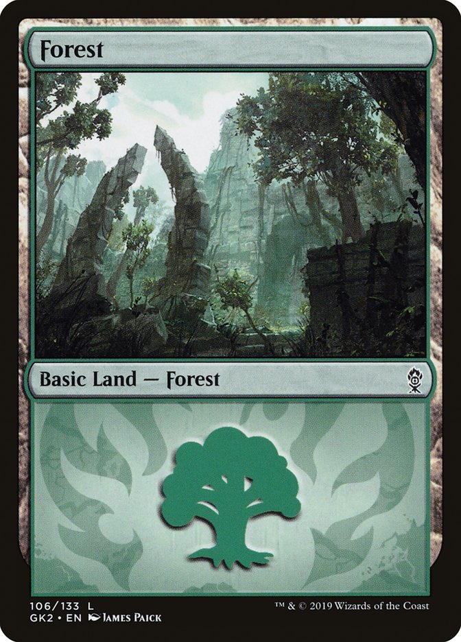 Forest (106) [Ravnica Allegiance Guild Kit] | Card Merchant Takapuna