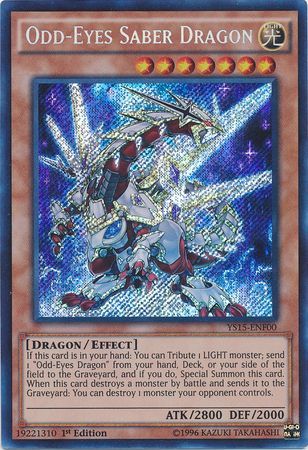 Odd-Eyes Saber Dragon [YS15-ENF00] Secret Rare | Card Merchant Takapuna