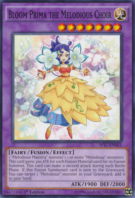 Bloom Prima the Melodious Choir [SP17-EN041] Starfoil Rare | Card Merchant Takapuna