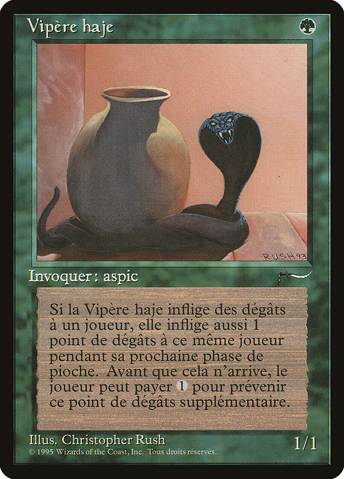 Nafs Asp (French) - "Vipere haje" [Renaissance] | Card Merchant Takapuna