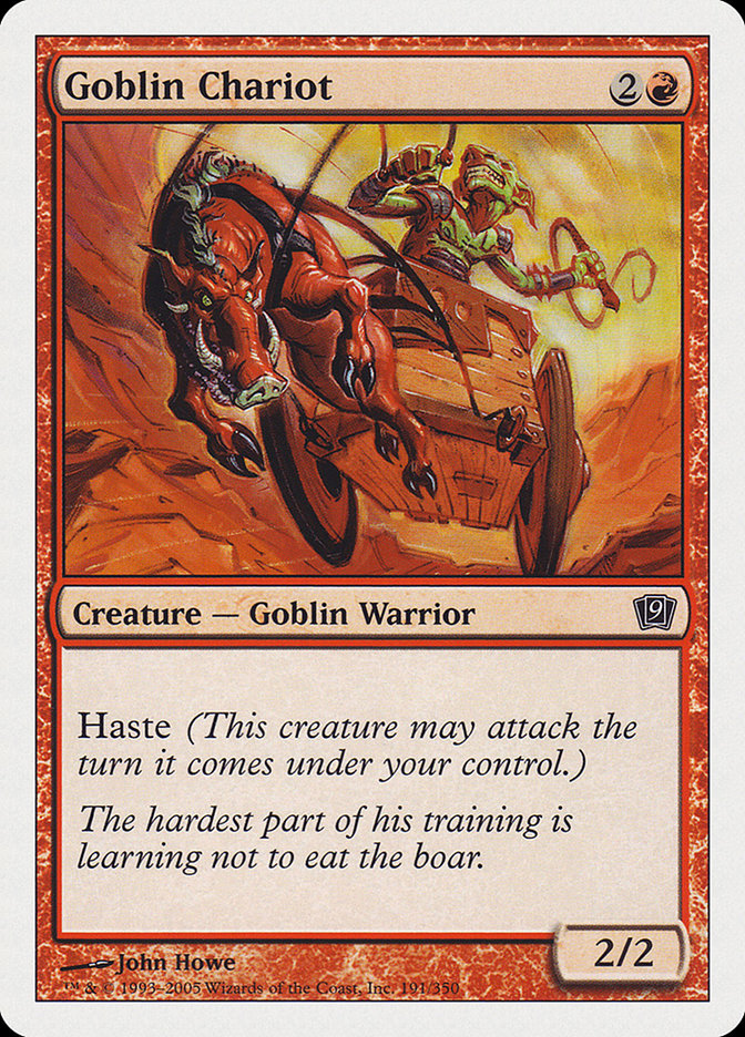 Goblin Chariot [Ninth Edition] | Card Merchant Takapuna