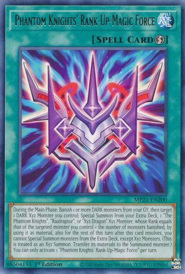 Phantom Knights' Rank-Up-Magic Force [MP21-EN200] Rare | Card Merchant Takapuna