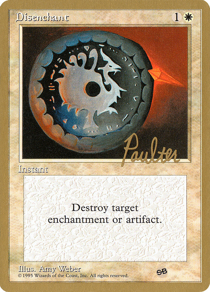 Disenchant (Preston Poulter) (SB) [Pro Tour Collector Set] | Card Merchant Takapuna