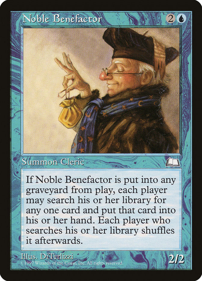 Noble Benefactor [Weatherlight] | Card Merchant Takapuna