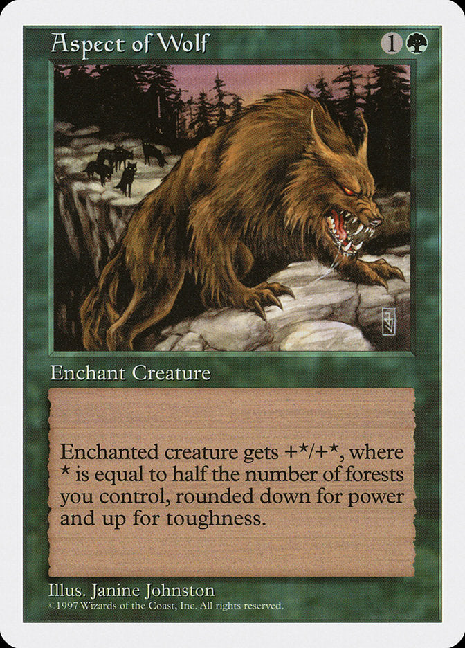 Aspect of Wolf [Fifth Edition] | Card Merchant Takapuna