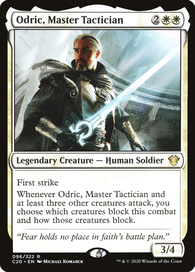 Odric, Master Tactician [Commander 2020] | Card Merchant Takapuna