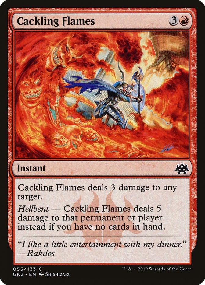 Cackling Flames [Ravnica Allegiance Guild Kit] | Card Merchant Takapuna