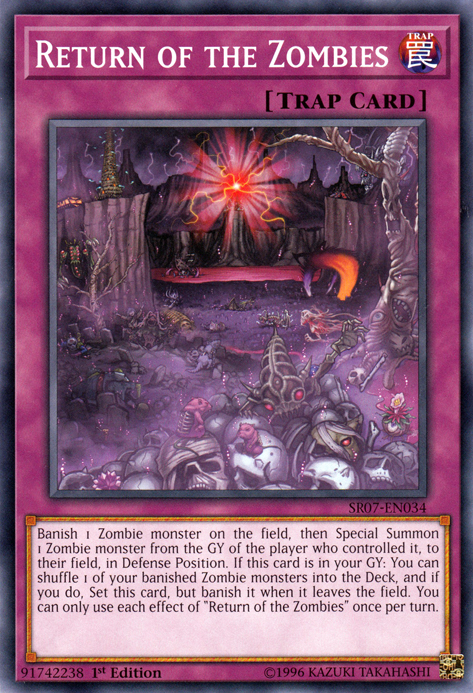 Return of the Zombies [SR07-EN034] Common | Card Merchant Takapuna