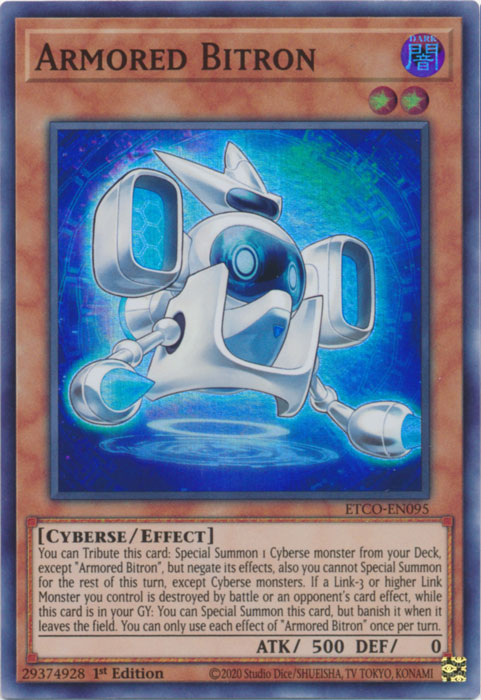 Armored Bitron [ETCO-EN095] Super Rare | Card Merchant Takapuna