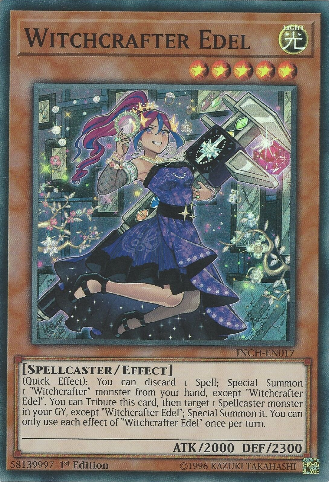 Witchcrafter Edel [INCH-EN017] Super Rare | Card Merchant Takapuna