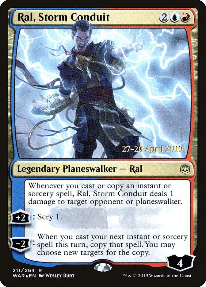 Ral, Storm Conduit [War of the Spark Prerelease Promos] | Card Merchant Takapuna