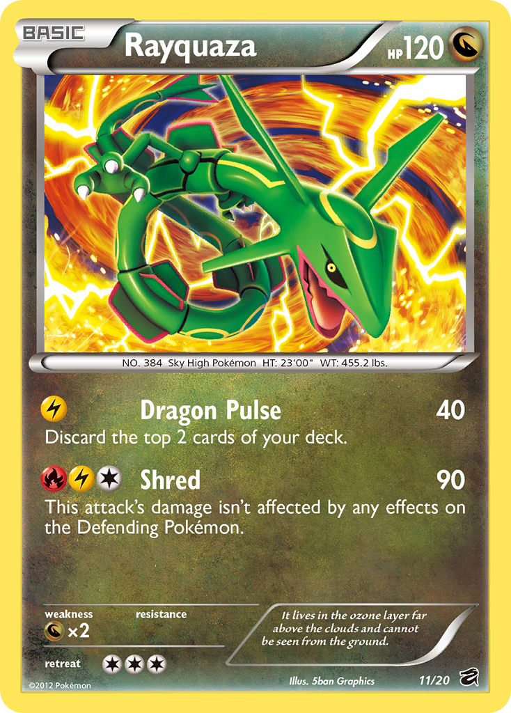 Rayquaza (11/20) [Black & White: Dragon Vault] | Card Merchant Takapuna