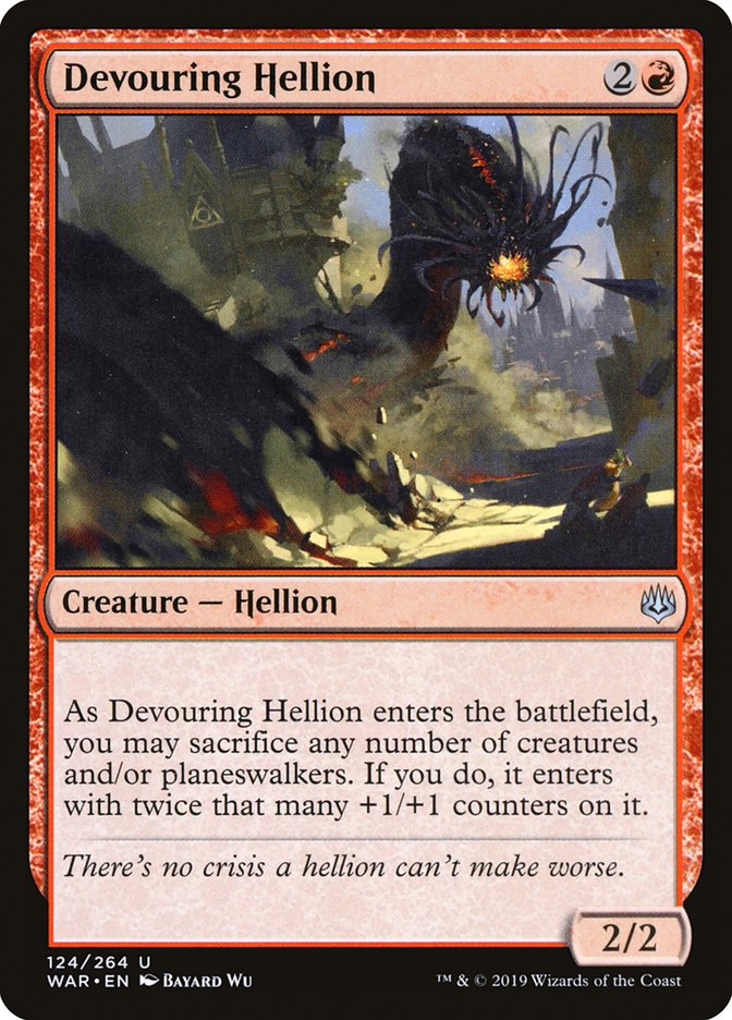 Devouring Hellion [War of the Spark] | Card Merchant Takapuna