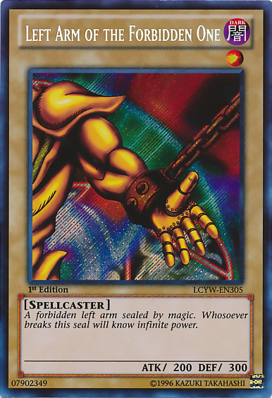 Left Arm of the Forbidden One [LCYW-EN305] Secret Rare | Card Merchant Takapuna