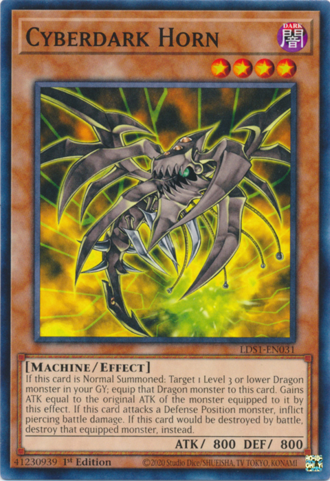 Cyberdark Horn [LDS1-EN031] Common | Card Merchant Takapuna