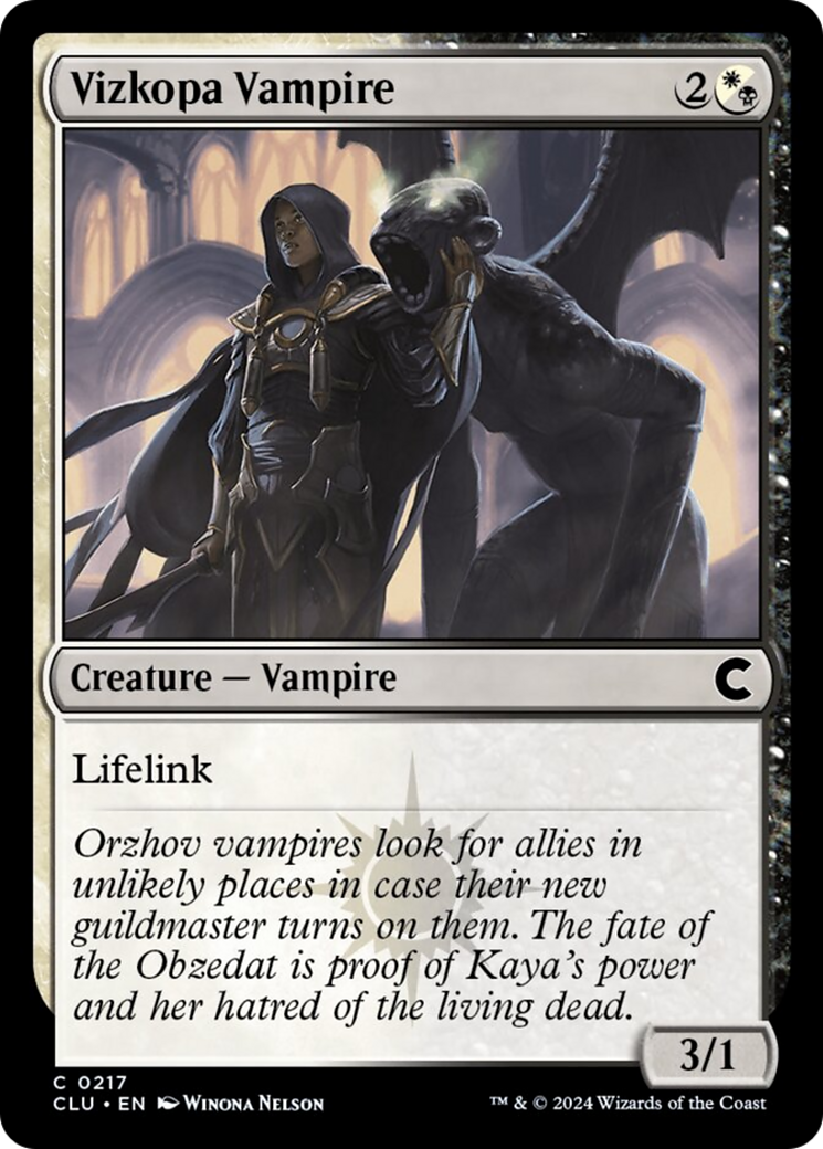 Vizkopa Vampire [Ravnica: Clue Edition] | Card Merchant Takapuna