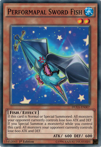 Performapal Sword Fish [DUEA-EN007] Common | Card Merchant Takapuna