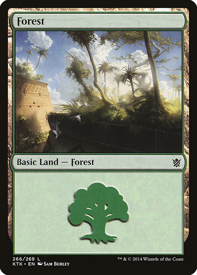 Forest (266) [Khans of Tarkir] | Card Merchant Takapuna