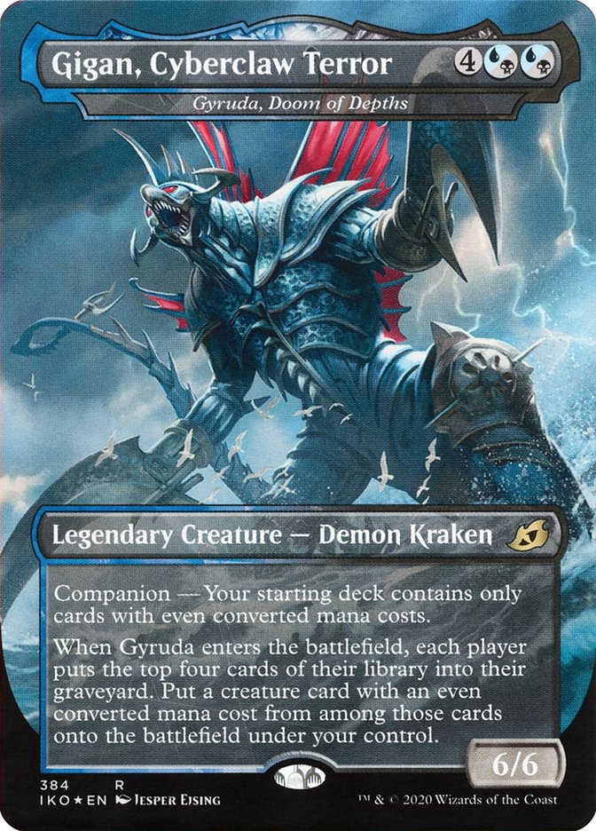 Gyruda, Doom of Depths - Gigan, Cyberclaw Terror (Godzilla Series) [Ikoria: Lair of Behemoths] | Card Merchant Takapuna