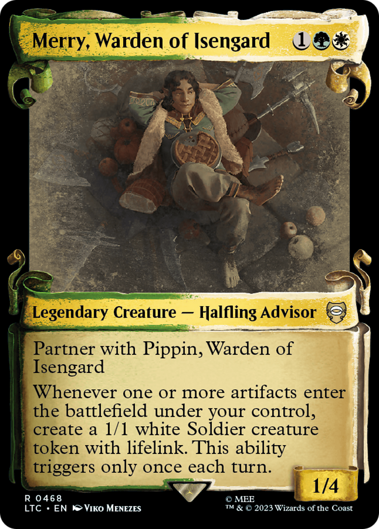 Merry, Warden of Isengard [The Lord of the Rings: Tales of Middle-Earth Commander Showcase Scrolls] | Card Merchant Takapuna