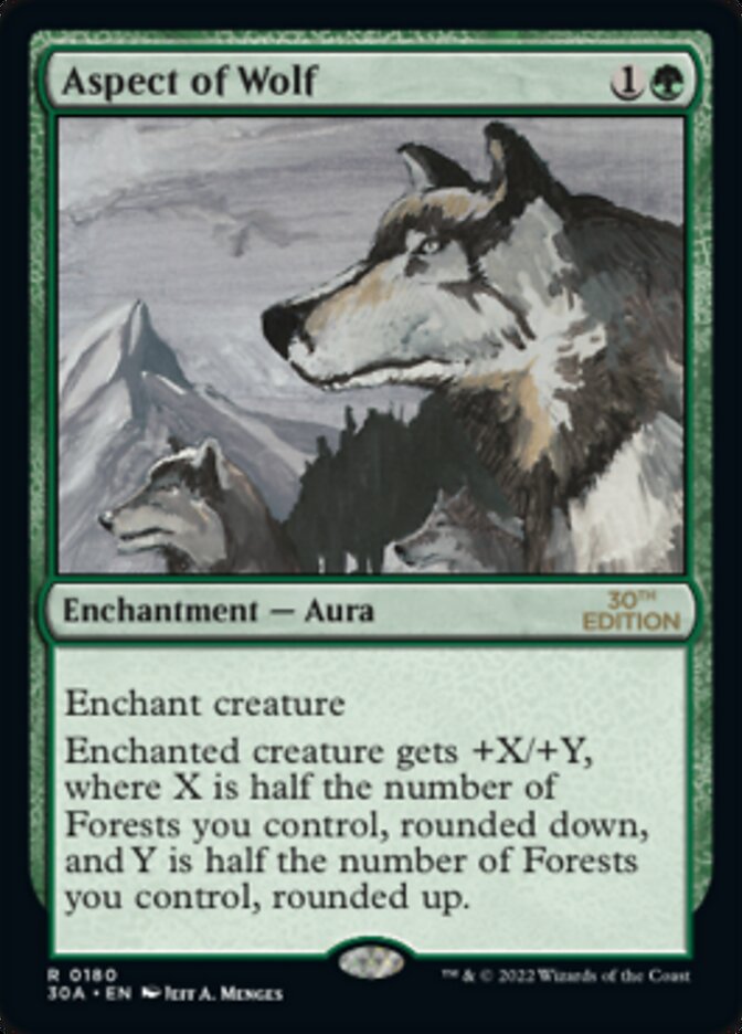 Aspect of Wolf [30th Anniversary Edition] | Card Merchant Takapuna