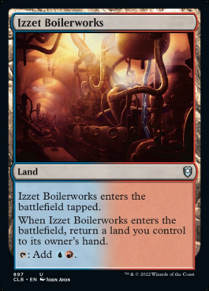 Izzet Boilerworks [Commander Legends: Battle for Baldur's Gate] | Card Merchant Takapuna