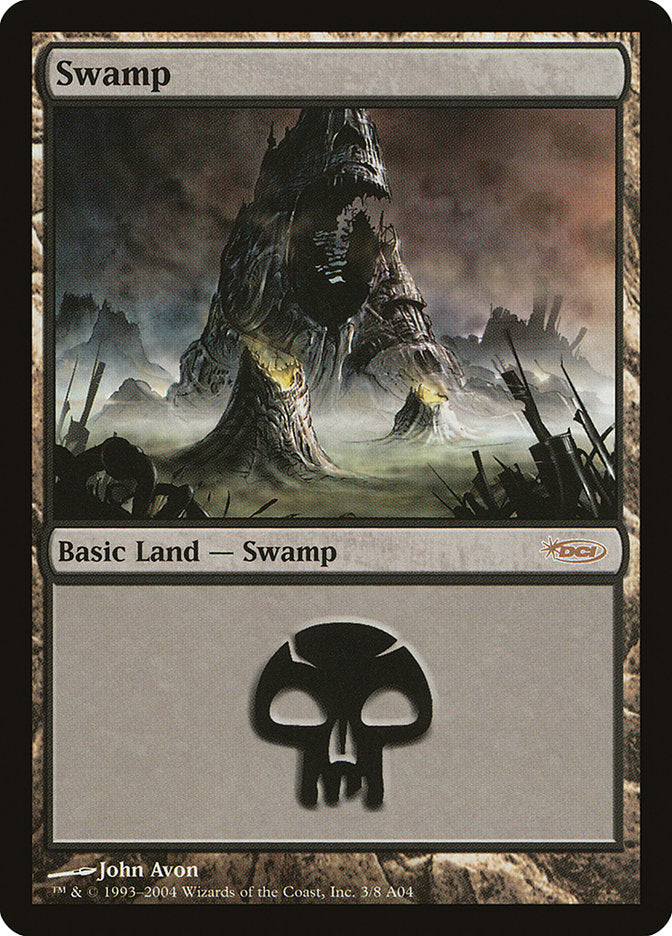 Swamp (3) [Arena League 2004] | Card Merchant Takapuna