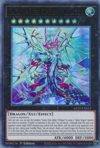 Galaxy-Eyes Cipher X Dragon [GFTP-EN011] Ultra Rare | Card Merchant Takapuna