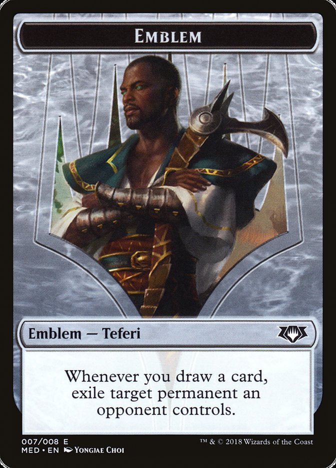 Teferi, Hero of Dominaria Emblem [Mythic Edition Tokens] | Card Merchant Takapuna