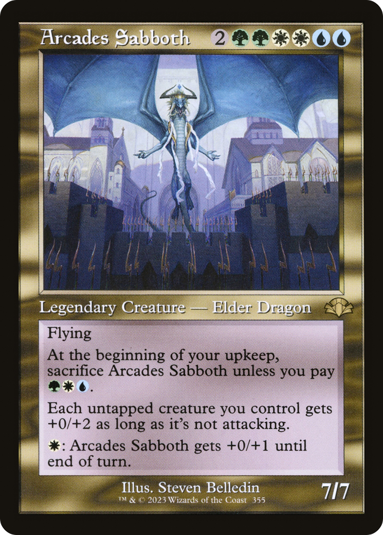 Arcades Sabboth (Retro) [Dominaria Remastered] | Card Merchant Takapuna