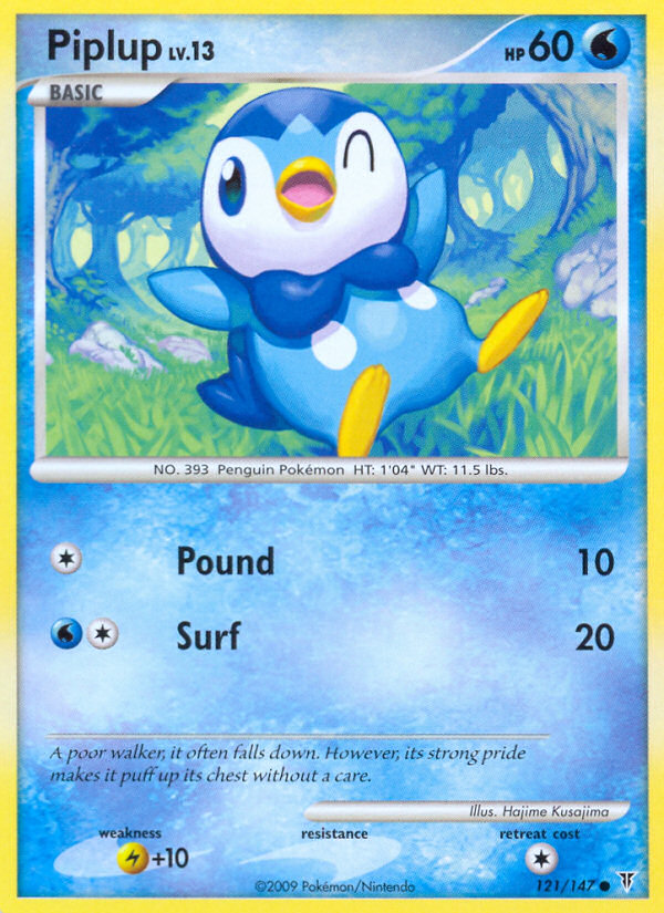 Piplup (121/147) [Platinum: Supreme Victors] | Card Merchant Takapuna